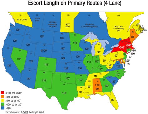 escort requirements by state.